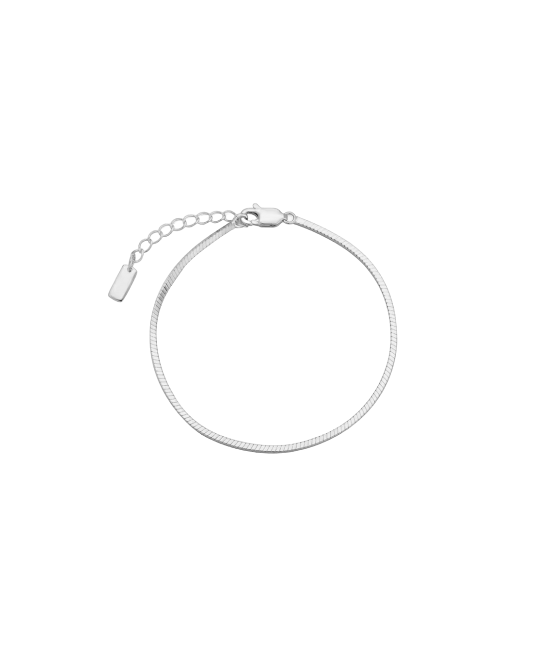 Pulseras Snake Plateada