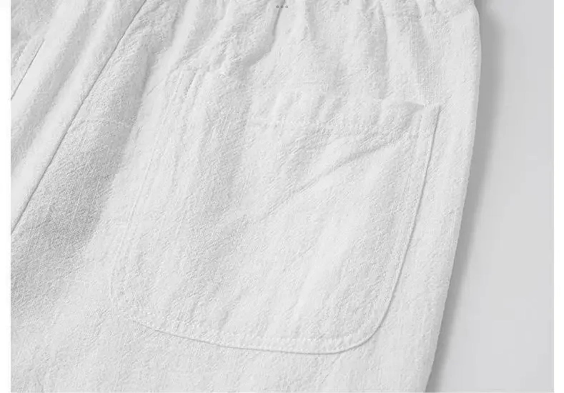Pantalón lino Blanco