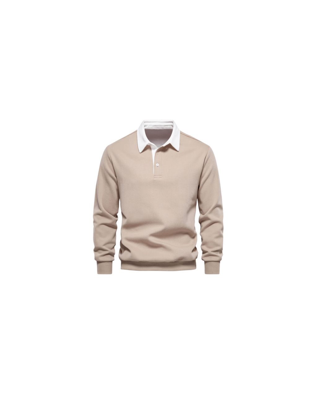 Sudadera Polera Beige