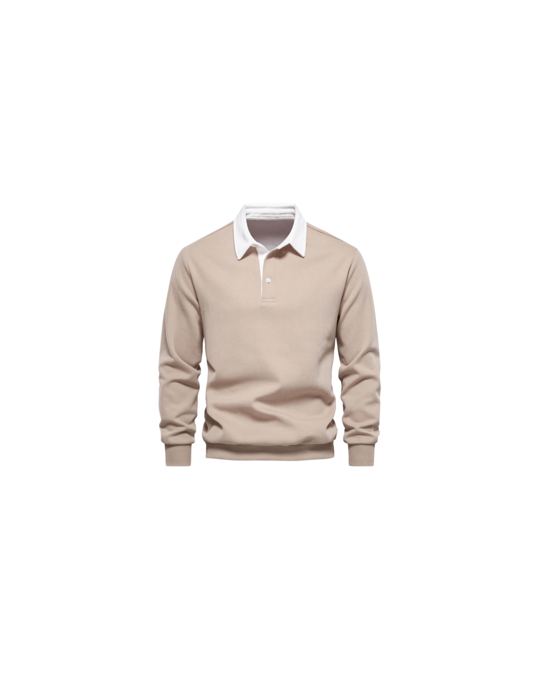 Sudadera Polera Beige