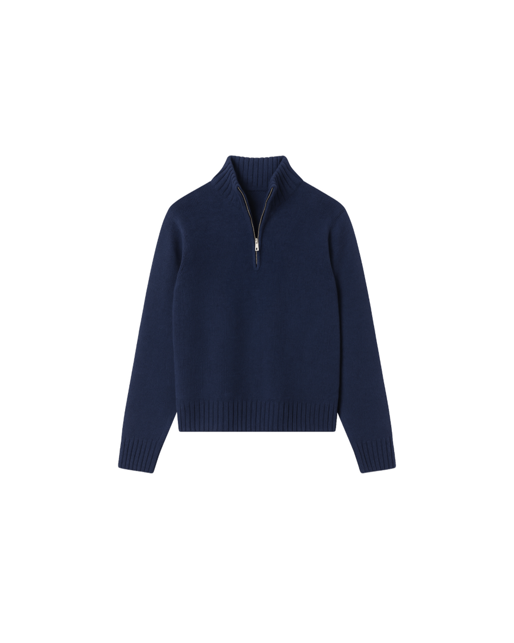 Jersey Half-Zip Navy