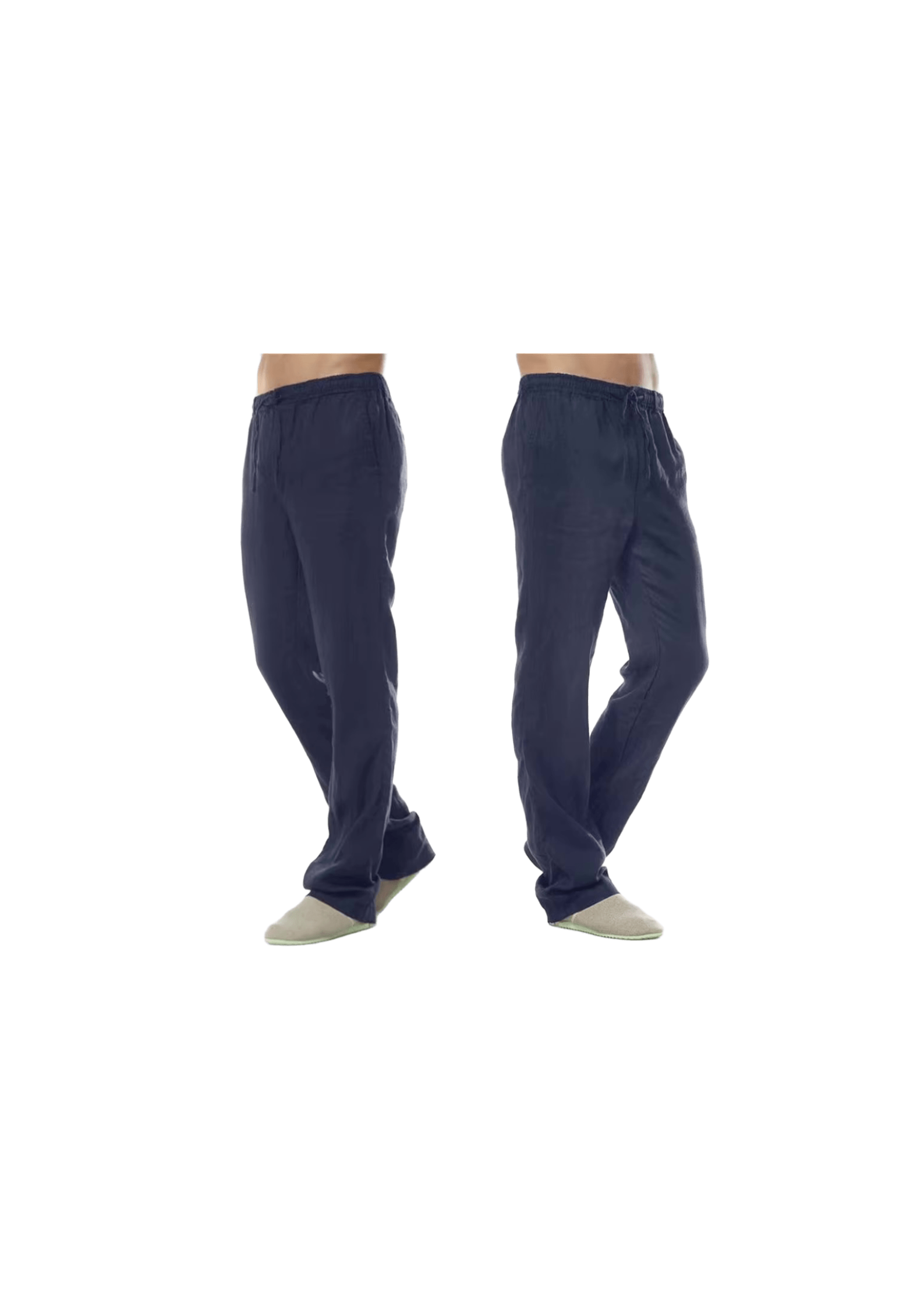 Pantalón lino navy