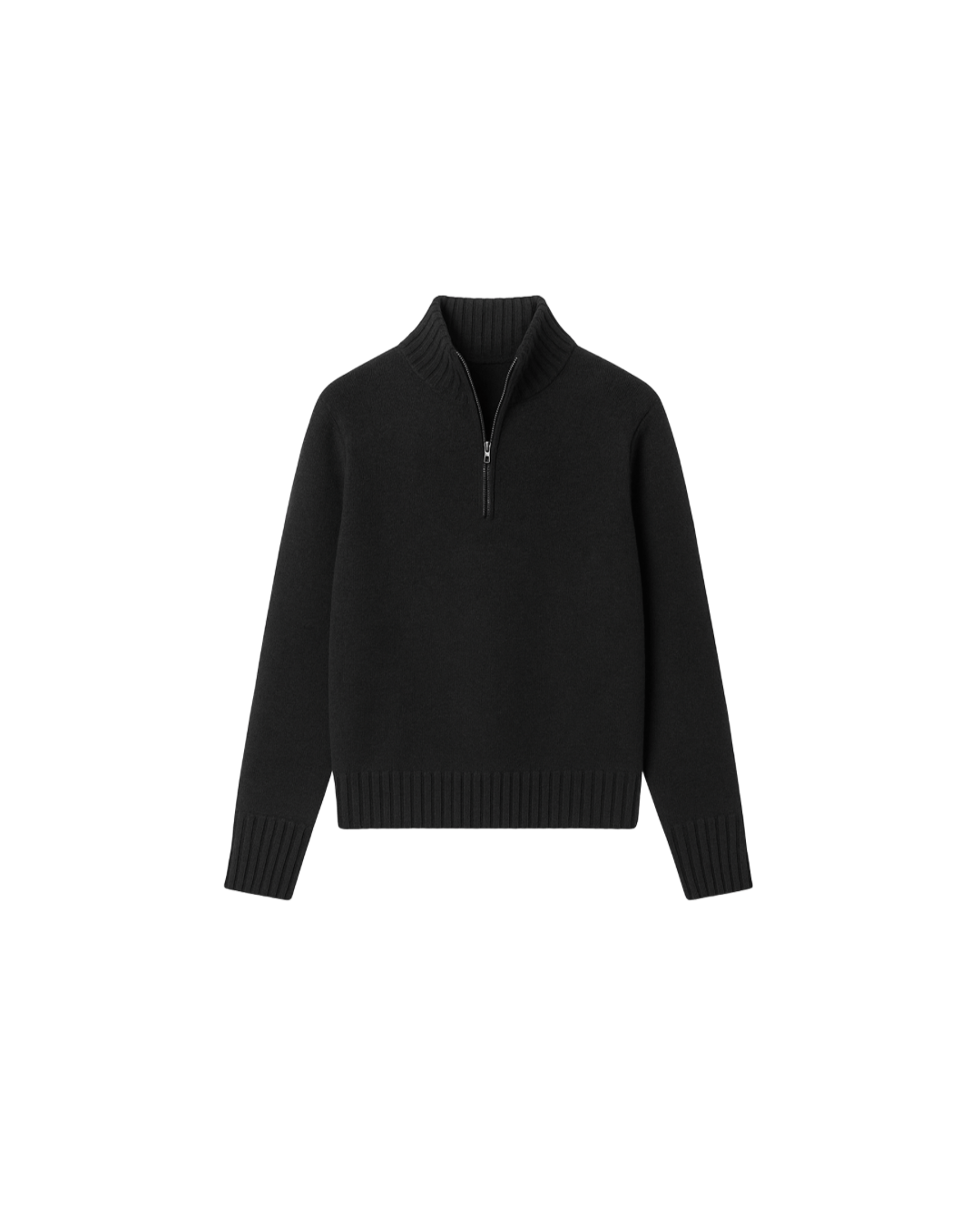 Jersey Half-Zip Gris Oscuro