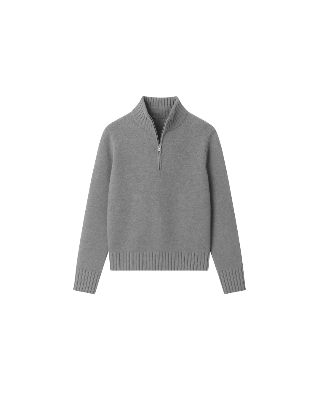 Jersey Half-Zip Gris