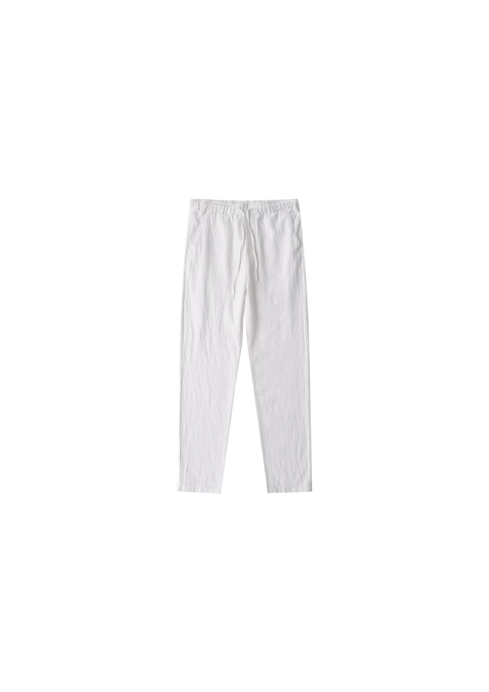 Pantalón lino Blanco