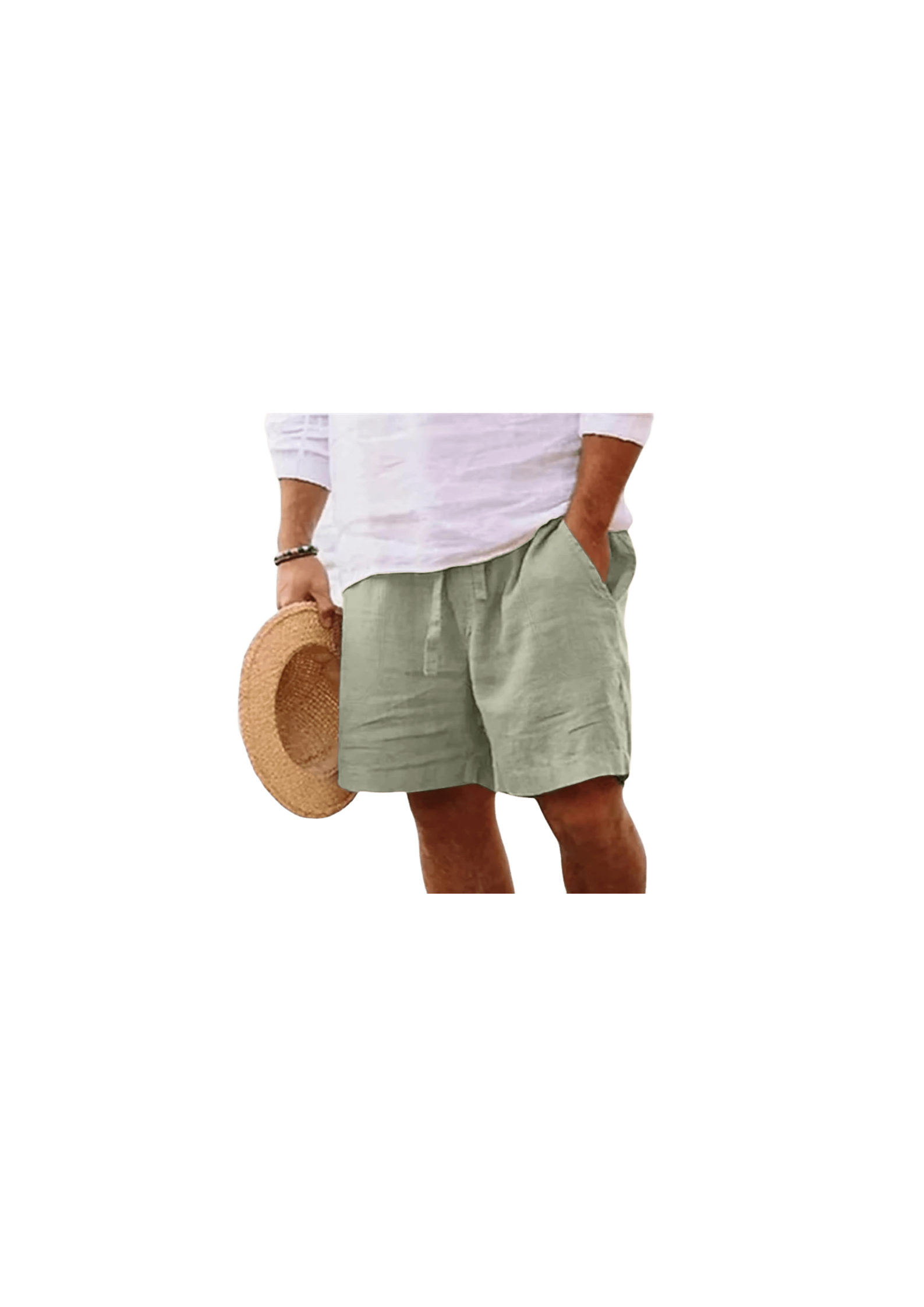 Shorts lino Khaki