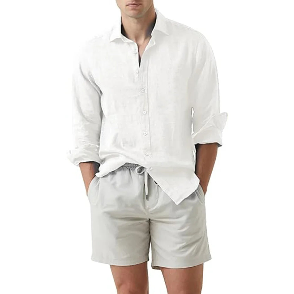 Camisa de lino Blanca